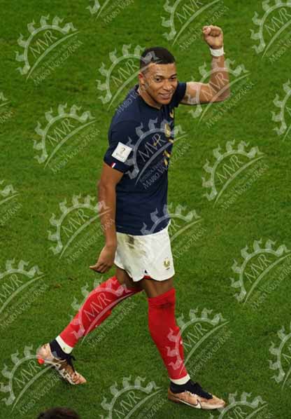 Qatar, 4 de diciembre de 2022 - Kylian Mbappé, Francia VS Polonia, Foto Erik Estrella